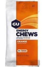 GU Energy Labs Energy Chews - GU Energy Chews - Orange, Box of 12 Bags - Chew
