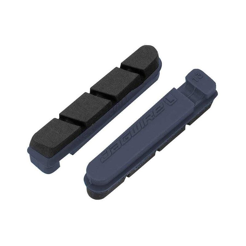 Jagwire Jagwire, Brake Pad Inserts, Road Pro S, SRAM/Shimano, For Carbon Rims, Blue/Black, Pair