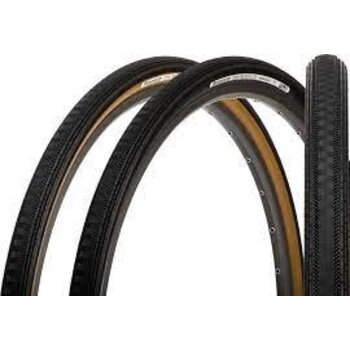 Panaracer PANARACER GRAVELKING SK TLC FOLDING TYRE: BLACK/BROWN 700 X 35C