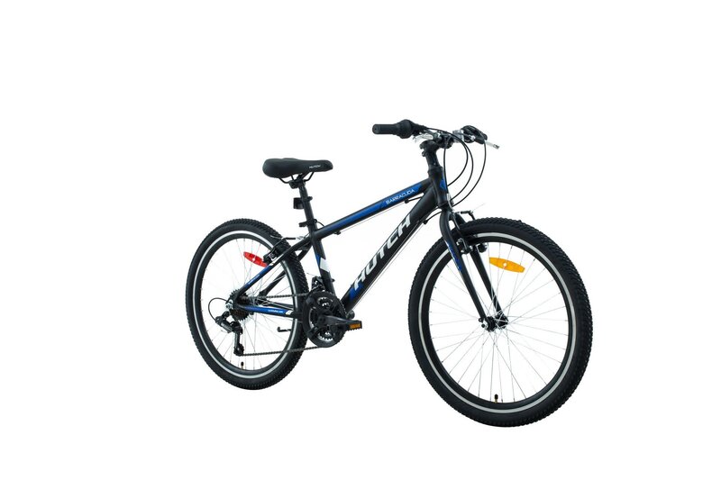 Genesis Cycle 2023 Genesis Hutch Barracuda 1.0 24in mtb 21sp matt blk blue