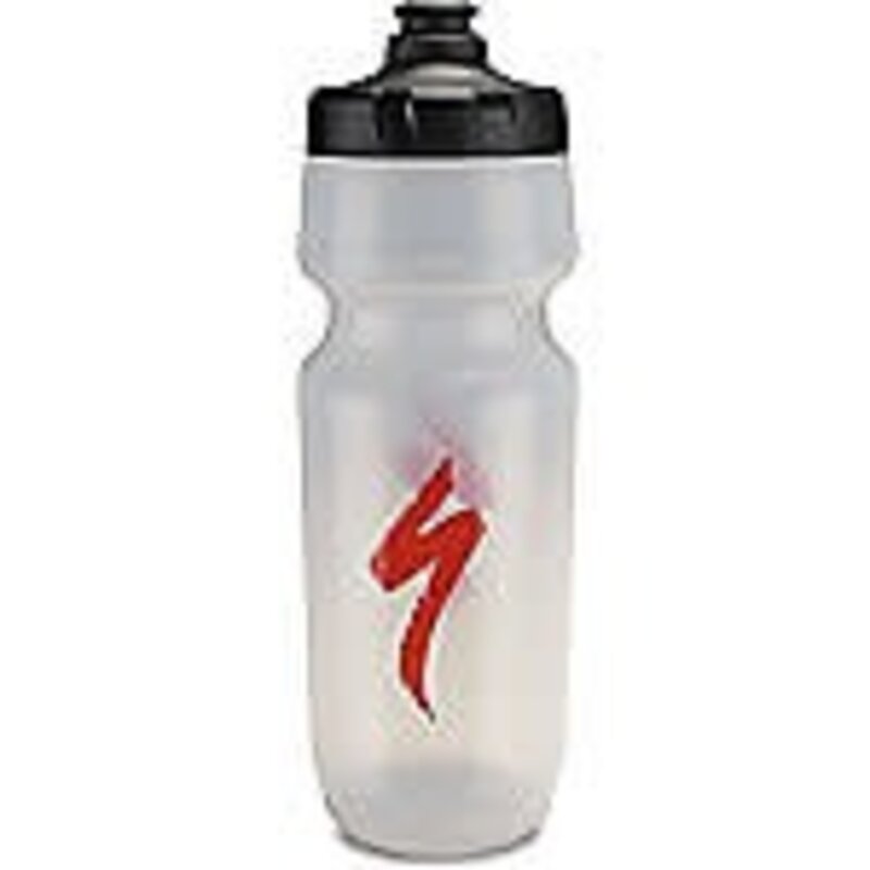 Specialized Specialized, Water Bottle, Big Mouth, 24 oz, Translucent/Red S-Logo