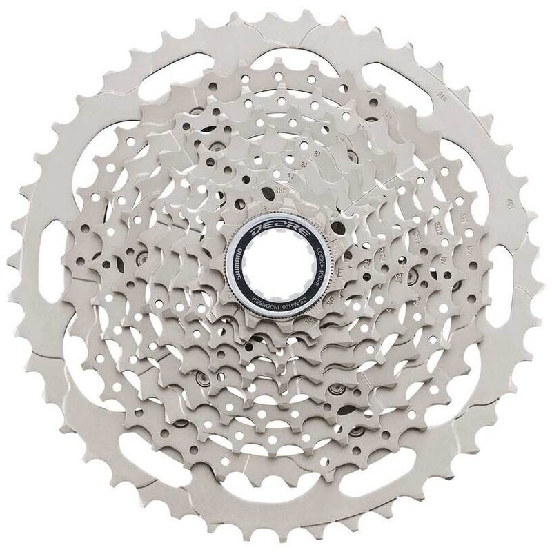 Shimano CASSETTE SPROCKET, CS-M4100, 11-46T, DEORE, 10-SPEED, 11-13-15-18-21-24-28-32-37-46T