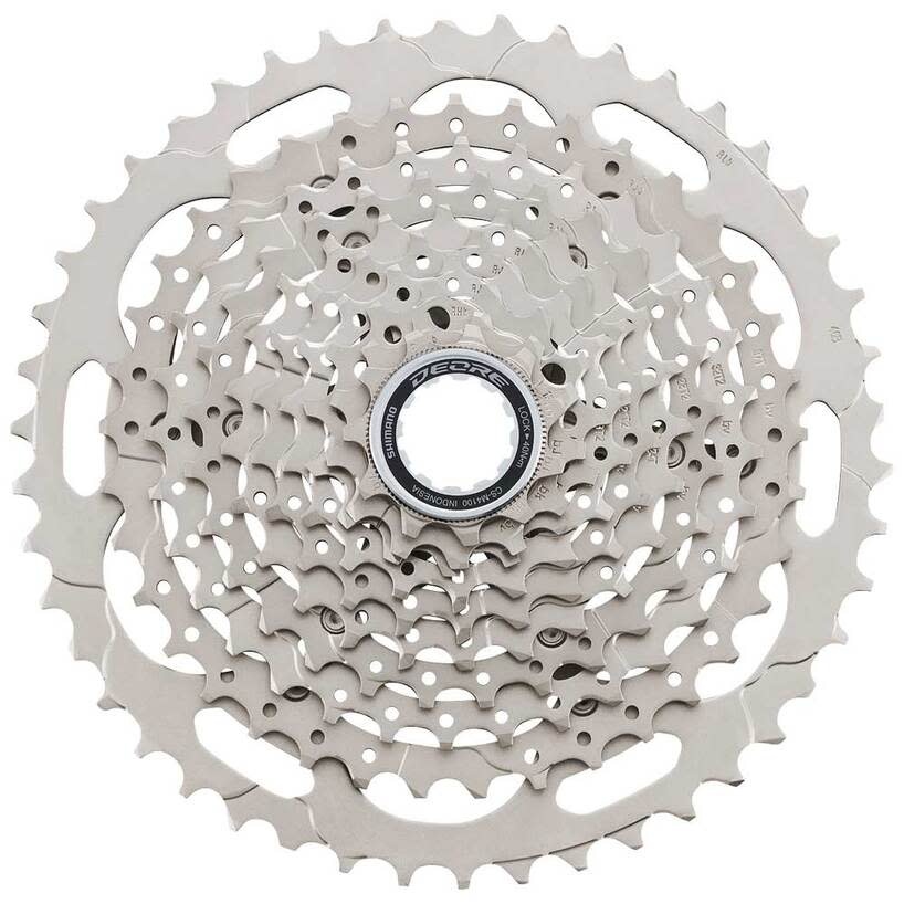Shimano CASSETTE SPROCKET, CS-M4100, 11-46T, DEORE, 10-SPEED, 11-13-15-18-21-24-28-32-37-46T