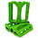 STOLEN BMX STOLEN THERMALITE PEDALS 9/16 GREEN