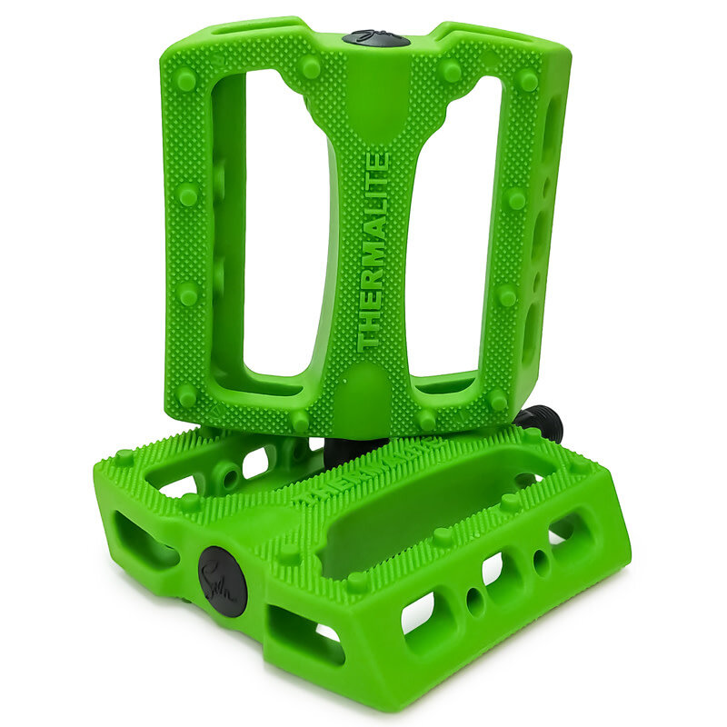 STOLEN THERMALITE PEDALS 9 16 GREEN Total Cyclery And Sports