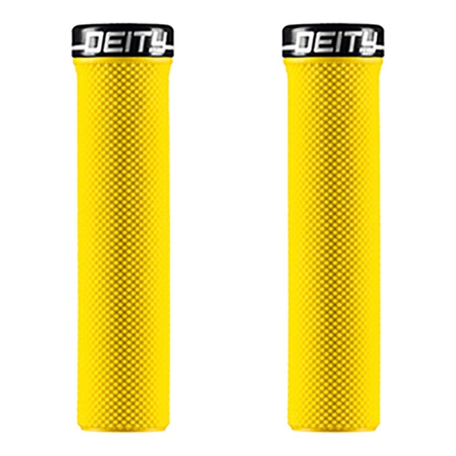Deity Deity, Slimfit, Grips, 132mm, Yellow, Pair