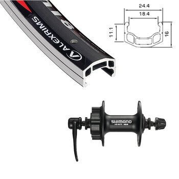 ALEXRIMS ALEX DM 18 FRONT 26 ISIS 6BOLT DISC