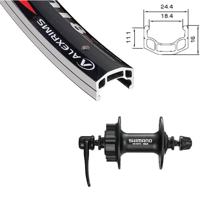 ALEXRIMS ALEX DM 18 FRONT 26 ISIS 6BOLT DISC