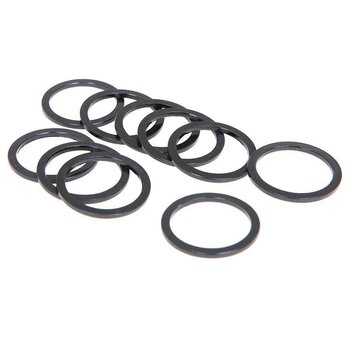 EVO EVO, Alloy headset spacers, 28.6mm, Black, 2.5mm, EA