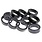 EVO EVO, Alloy headset spacers, 28.6mm, Black, 5mm, Each