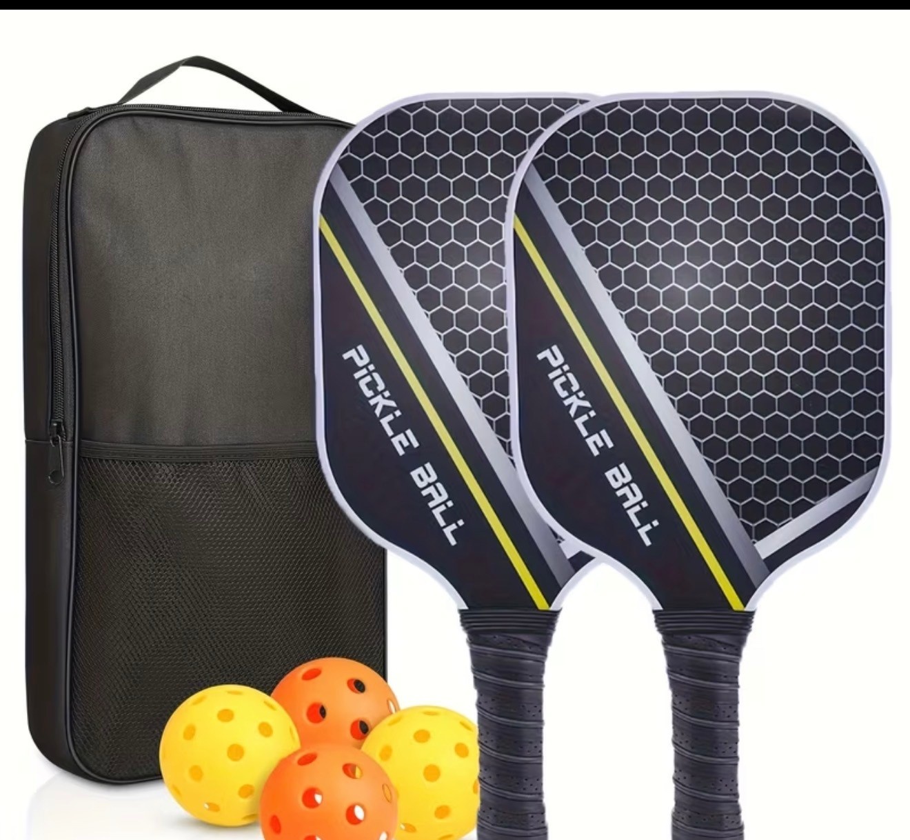 PREMIUM GRAPHITE GARBON PICKLEBALL SET
