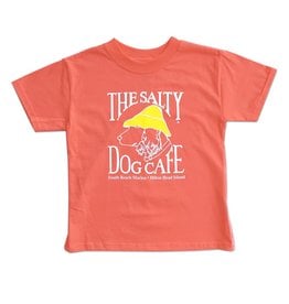 Hanes Beefy Youth Short Sleeve In Orange The Salty Dog Inc