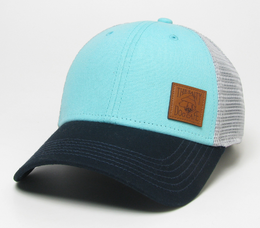 mint leather hat