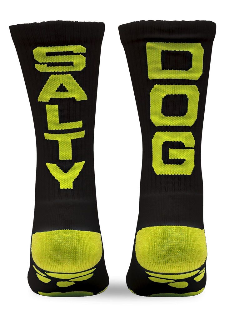 Fuel Youth Socks in Black/Yellow - The 