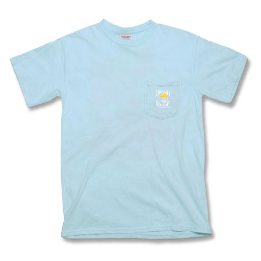 Comfort Colors Comfort Colors Short Sleeve Pocket Tee In Chambray