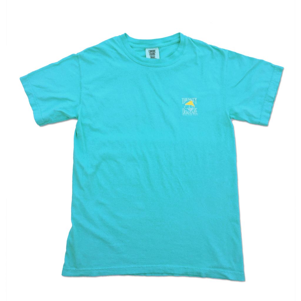 Comfort Colors Short Sleeve Tee In Lagoon Blue The Salty Dog Inc Comfort Colors Short Sleeve Tee In Lagoon Blue