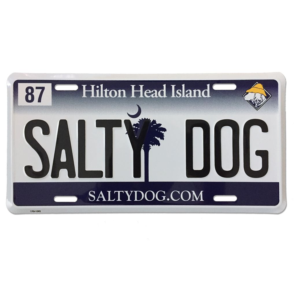 Salty Dog License Plate - The Salty Dog Inc