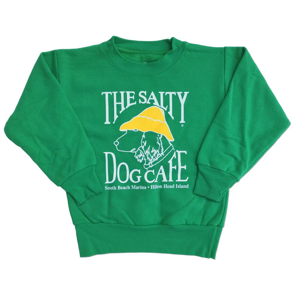 kelly green crew neck sweatshirt