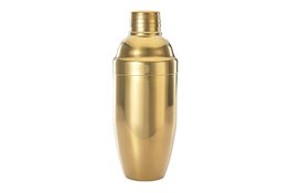 Cocktail Three-Piece Cobbler Shaker Gold