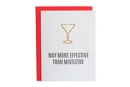 Chez Gagné Letterpress Chez Gagné Letterpress 1171 - More Than Mistletoe - Martini