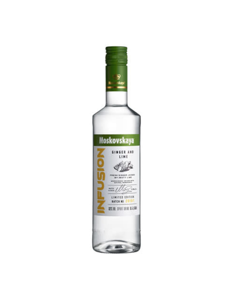 Moskovskaya Moskovskaya Infusion Ginger and Lime Vodka 500ml