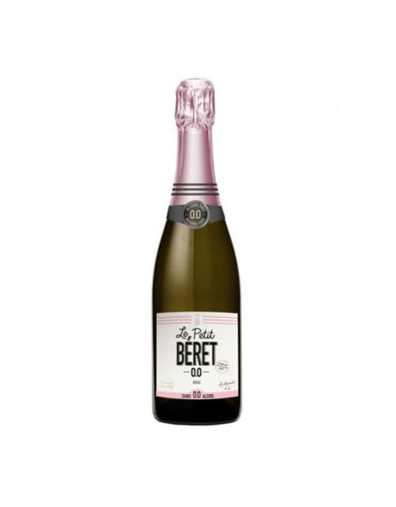 Le PETIT Béret Le PETIT Béret Rose Sparkling Wine, France Alcohol Free