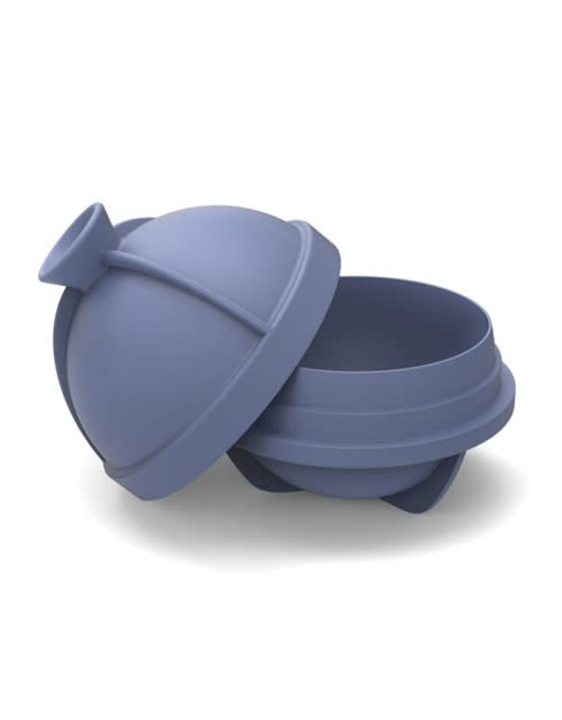 W&P Design W&P Peak Ice Works Single Sphere Ice Mold Peak Blue 6cm
