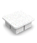 W&P Design W&P Peak Ice Works Extra Large Ice Cube Tray Speckled White 5.7cm x 5.7cm