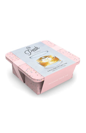 W&P Design W&P Peak Ice Works Extra Large Ice Cube Tray Speckled Pink 5.7cm x 5.7cm