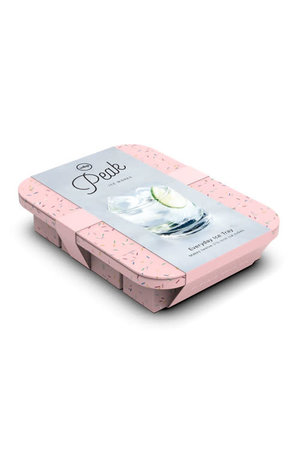 W&P Design W&P Peak Ice Works Everyday Ice Tray Speckled Pink 3cm x 3cm