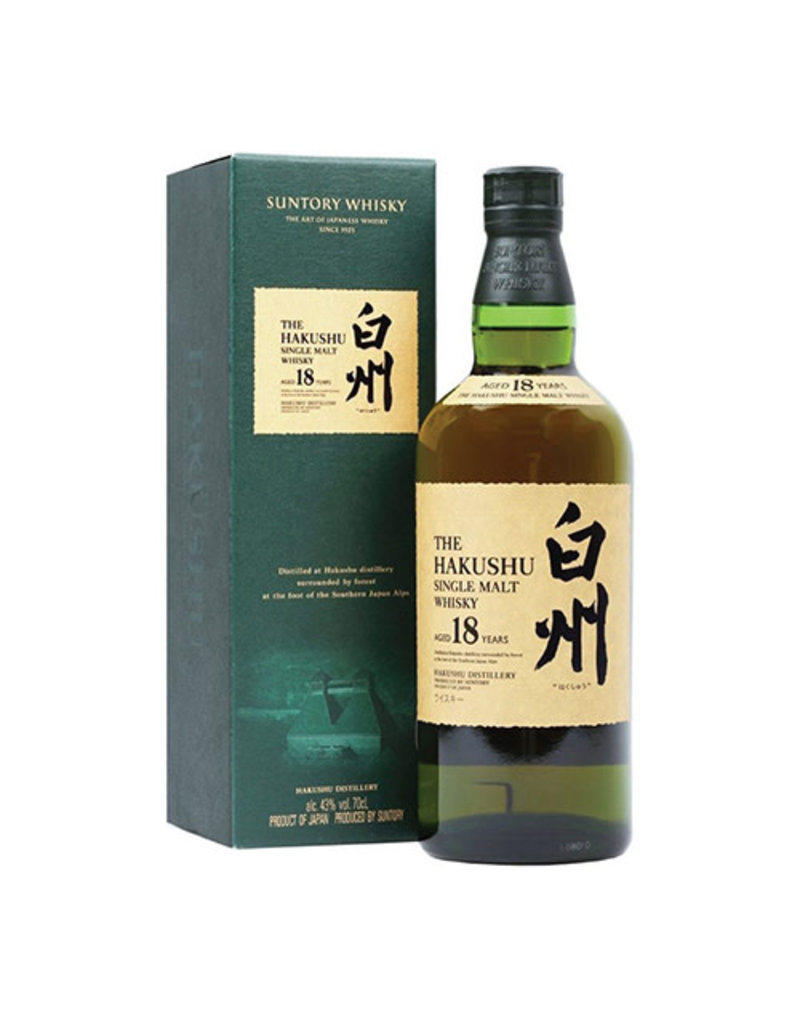 Suntory Suntory Hakushu 18 Years Old Single Malt Japanese Whisky 700ml