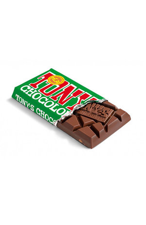 Tonys Chocolonely Tony's Chocolonely Milk Chocolate Hazelnut 180g