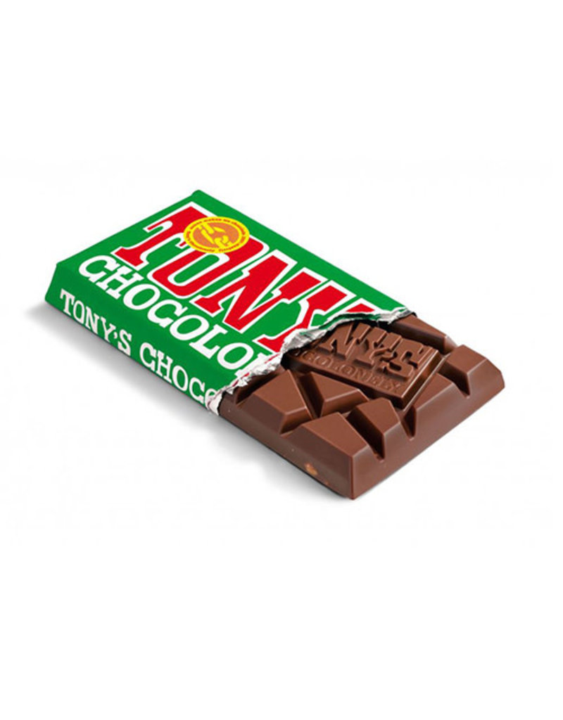 Tonys Chocolonely Tony's Chocolonely Milk Chocolate Hazelnut 180g