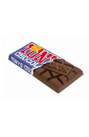 Tonys Chocolonely Tony's Chocolonely 42% Dark Milk Chocolate, Pretzel & Toffee 180g