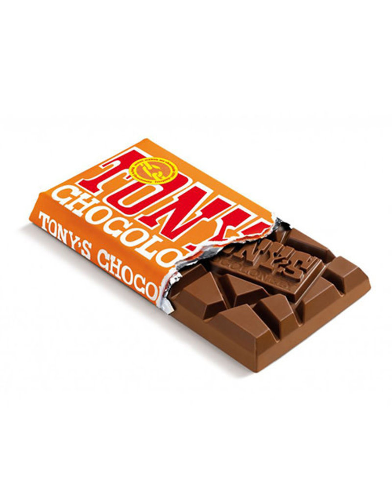 Tonys Chocolonely Tony's Chocolonely Milk Chocolate, Caramel & Sea Salt 180g