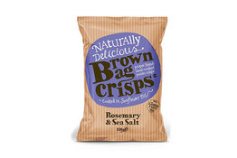 Brown Bag Crisps Brown Bag Crisps Rosemary & Sea Salt Crisps 150g*