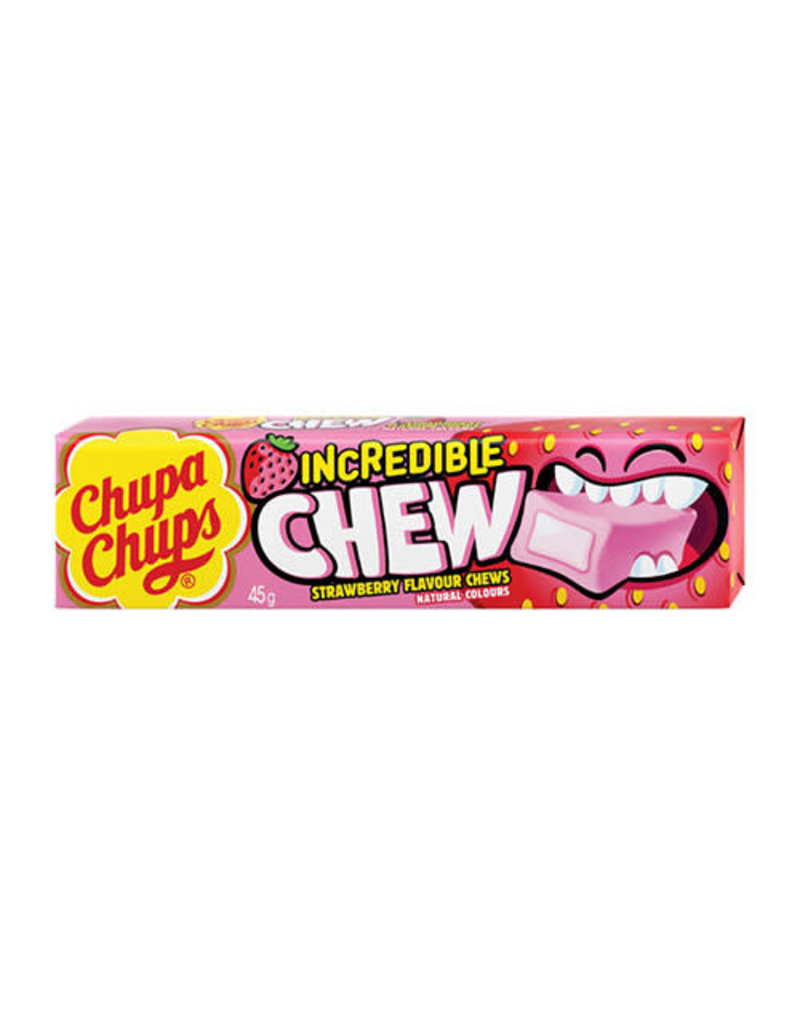 Chupa Chups Chupa Chups Incredible Chew Strawberry 45g