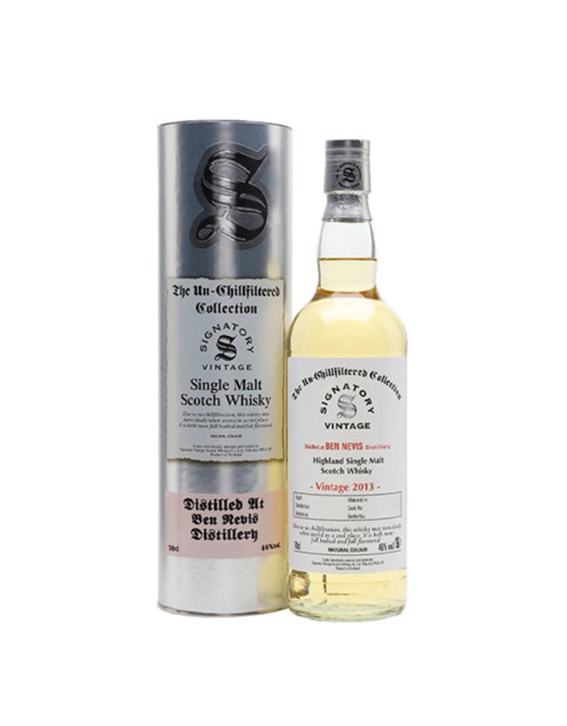 Signatory Signatory Ben Nevis  2013, 7 Years Old Highland Single Malt Scottish Whisky 700ml