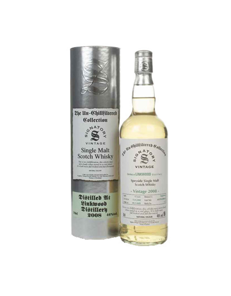 Signatory Signatory Linkwood 13 Year Old 2009  Un-Chillfiltered Collection Single Malt Speyside Scottish Whisky 700ml