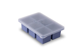 W&P Design W&P Peak Ice Works Cup Cube 6 Cube Tray- Peak Blue 10.35cm x 7.2cm x 2.87cm