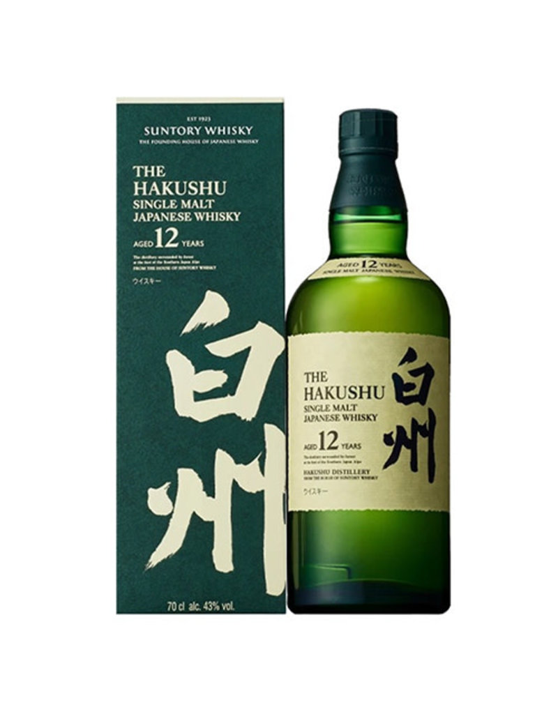 Suntory Suntory Hakushu 12 Years Old Single Malt Japanese Whisky 700ml