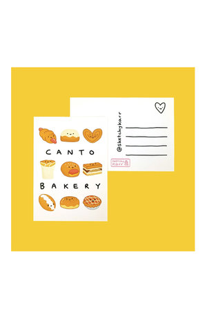 Sketchykarr Sketchykarr Canto Bakery Postcard