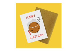 Sketchykarr Sketchykarr Happy Birthday Lou ban Greeting Card
