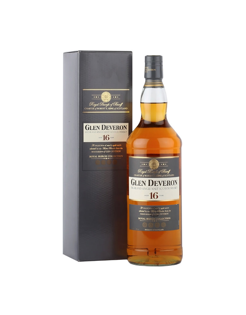 Glen Deveron Glen Deveron 16 Years Old Single Malt Scotch Whisky, Highland 1L