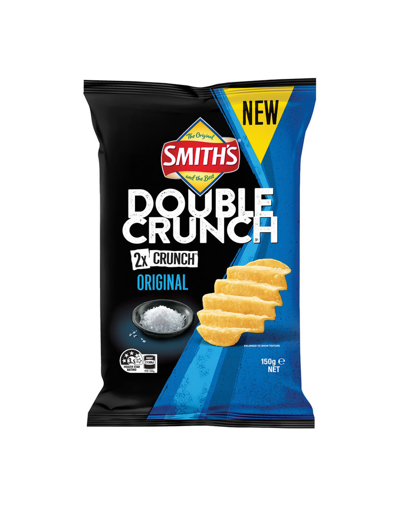 Smith's Smith's Double Crunch Original Sea Salt 150g