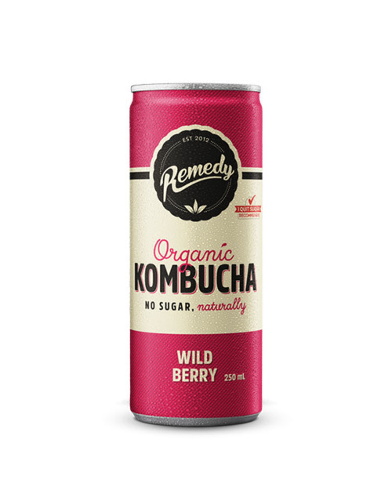 Remedy Remedy Organic Kombucha Wild Berry Can