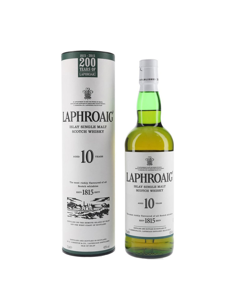 Laphroaig Laphroaig 10 Single Malt Scotch Whisky, Islay 700ml