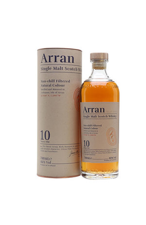 Arran Distillers Arran 10 Years Non-Chill Filtered Single Malt Whisky, Isle of Arran 700ml