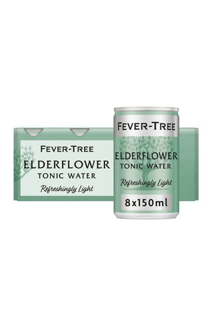 Fever Tree Fever Tree Refreshingly Light Elder Flower Tonic Water (Pack of 8 cans)