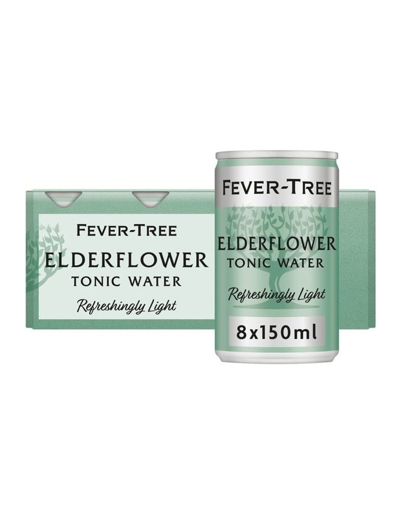 Fever Tree Fever Tree Refreshingly Light Elder Flower Tonic Water (Pack of 8 cans)